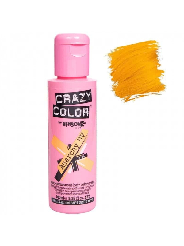 Coloration Semi Permanente Pour Cheveux Crazy Color Anarchy Uv