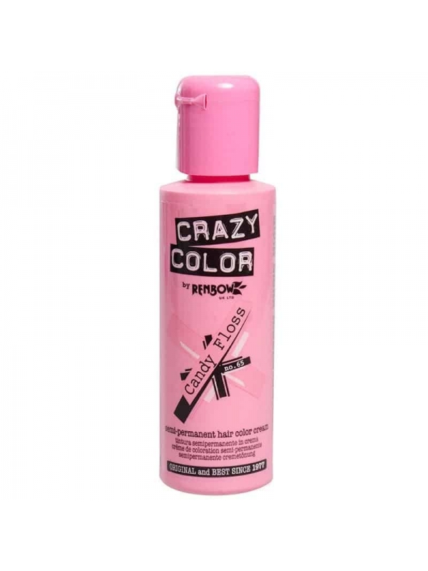 Coloration Semi Permanente Pour Cheveux Crazy Color Candy Floss