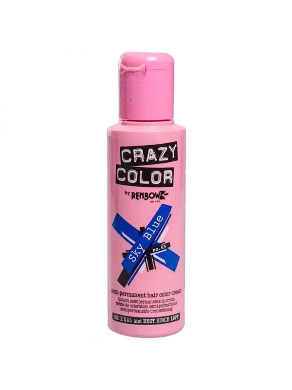 Coloration Semi Permanente Pour Cheveux Crazy Color Sky Blue