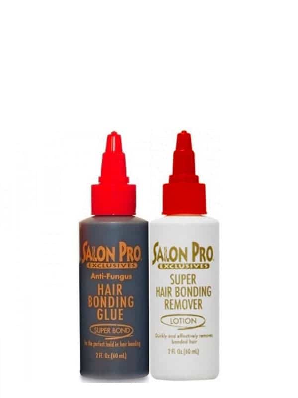 Duo Super Hair Bond Remover(60ml) & Hair Bonding Glue (60ml) Salon Pro.