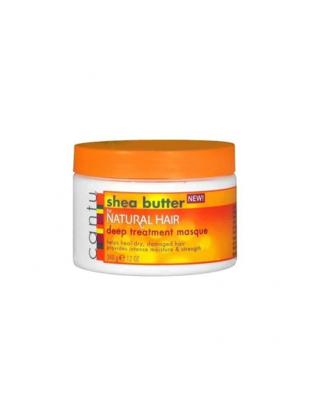 Cantu Shea Butter for Natural Hair Deep Treatment Masque 340 g – Masque Réparateur Profond au Karité Pur