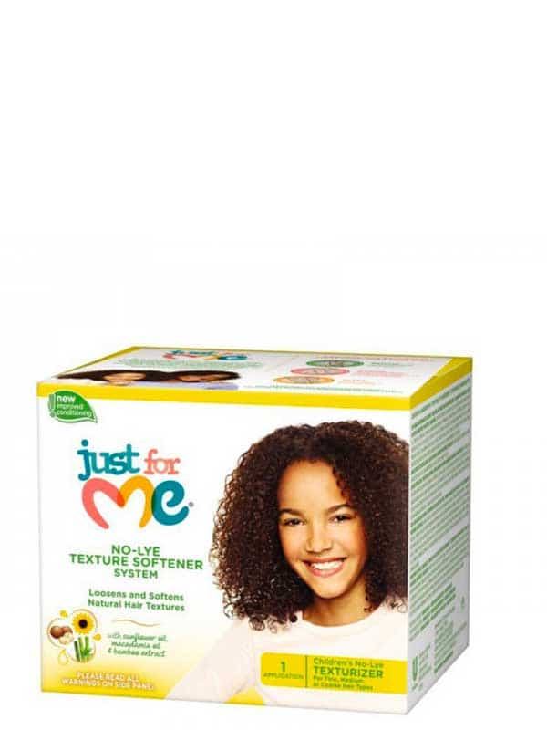 Just For Me No-Lye Texture Softener System – Système Assouplissant Sans Soude Enfant Cheveux Afro