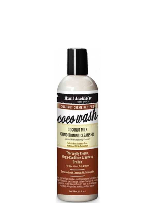 Coconut Creme Recipes Coco Wash Coconut Milk Conditioning Cleanser 355ml Aunt Jackie's