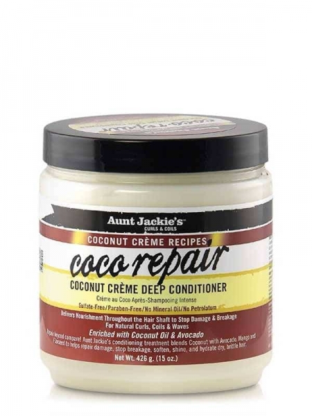 Coco Repair Coconut Crème Deep Conditioner 426g Aunt Jackie's