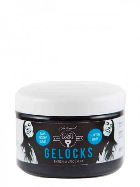 Gel Noir Crazy Locks Crazy Pouss 300ml Afro Naturel