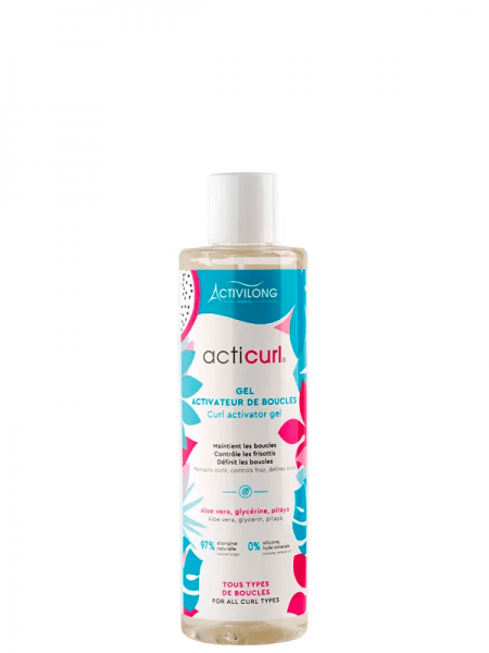 Activilong Acticurl Hydra Gel Activateur de Boucles – Gel Définissant à l’Aloé Vera et Coco 300 ml
