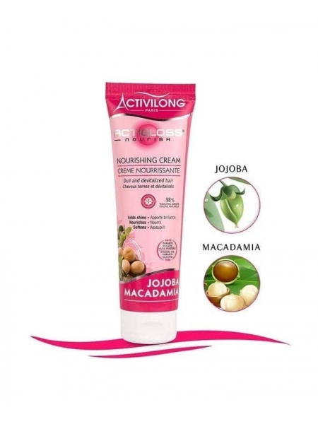 Activilong Actigloss Nourish Crème Nourrissante – Soin Hydratant et Brillance aux Huiles Naturelles