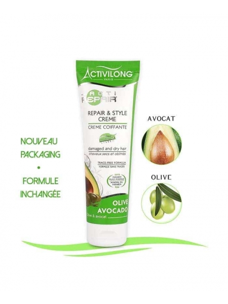 Activilong Actirepair Crème Coiffante Nutri-Réparatrice – Soin Nourrissant et Réparateur Sans Rinçage