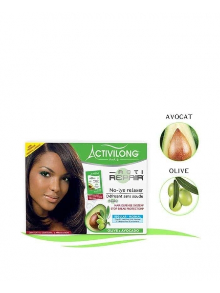 Activilong Actirepair Kit Défrisant Sans Soude Normal – Lissage Doux et Réparateur à la Kératine