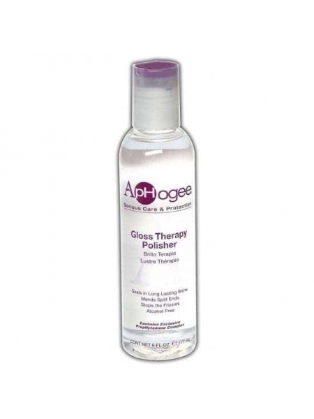 Spray Brillance Gloss Therapy Polisher ApHogee 177ml – Soin Lissant & Protecteur Cheveux Secs et Ternes