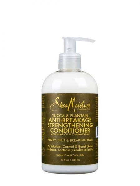Après-Shampooing Fortifiant Anti-Casse Yucca & Plantain Shea Moisture – Soin Hydratant Naturel 384ml