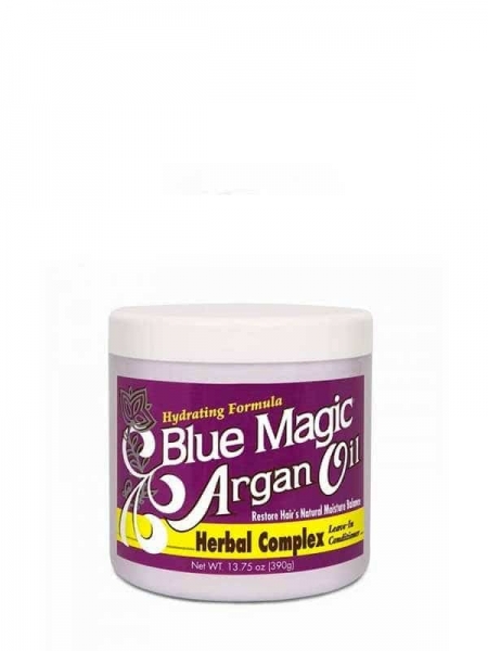 Blue Magic Argan Oil Herbal Complex 390g – Graisse Capillaire Nourrissante & Fortifiante à l’Huile d’Argan