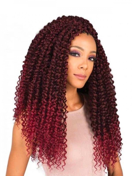 Bobbi Boss Natte Brazilian Water Curl 18" – Mèches Bouclées Effet Naturel pour Tresses, Crochet Braids et Coiffures Afro