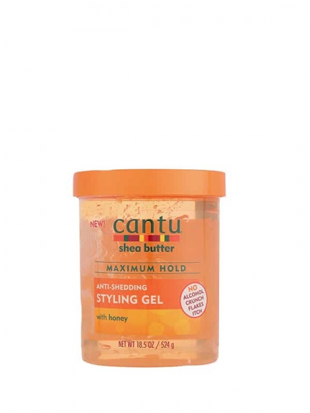 Cantu Anti-Shedding Styling Gel with Honey – Gel Coiffant Anti-Casse et Hydratant au Miel