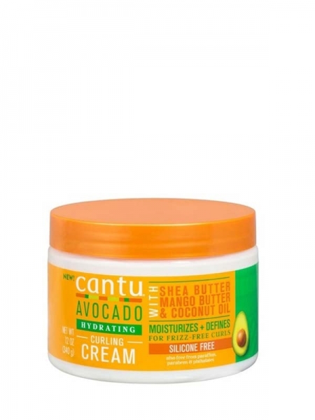 Cantu Avocado Hydrating Curling Cream – Crème Hydratante et Définissante pour Boucles