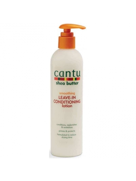 Cantu Shea Butter Smoothing Leave-In Conditioning Lotion 284 ml – Soin Sans Rinçage Hydratant et Doux