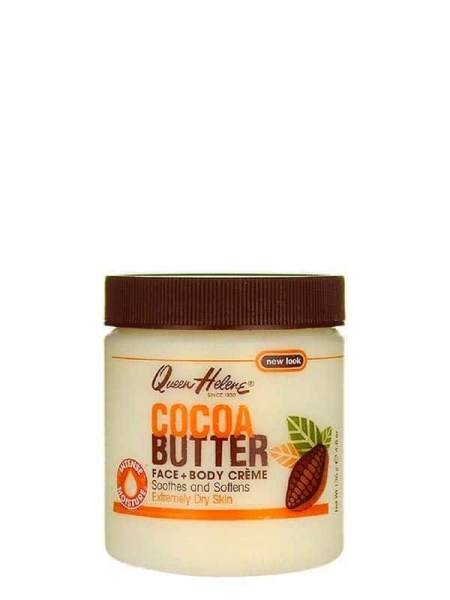 Queen Helene Cocoa Butter Face & Body Crème 425 g – Soin Hydratant Intense Visage et Corps