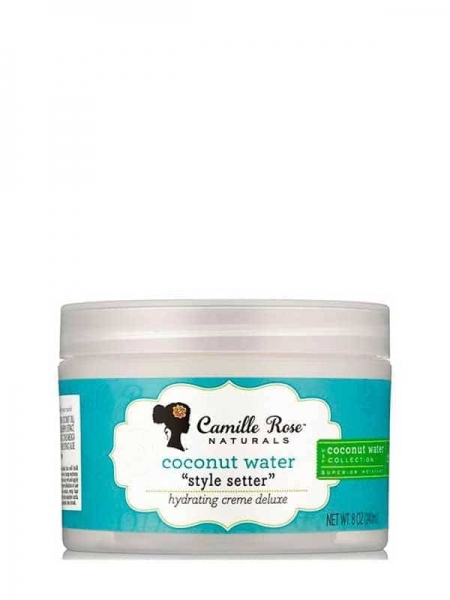 Camille Rose Naturals Coconut Water Style Setter 240 ml – Crème Coiffante Hydratante et Définissante