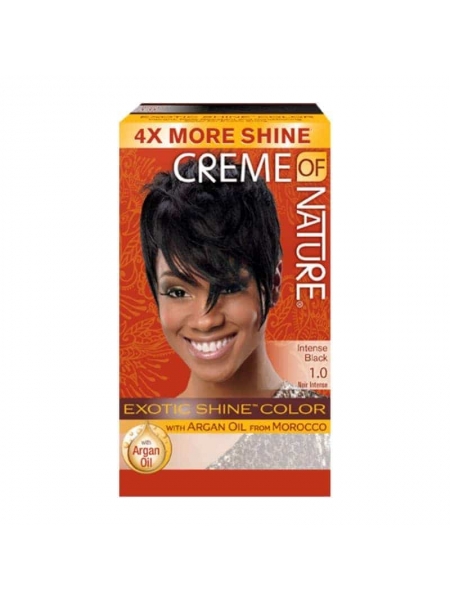 Colorant Capillaire Exotic Shine À L'huile D'argan Noir Intense Creme of Nature