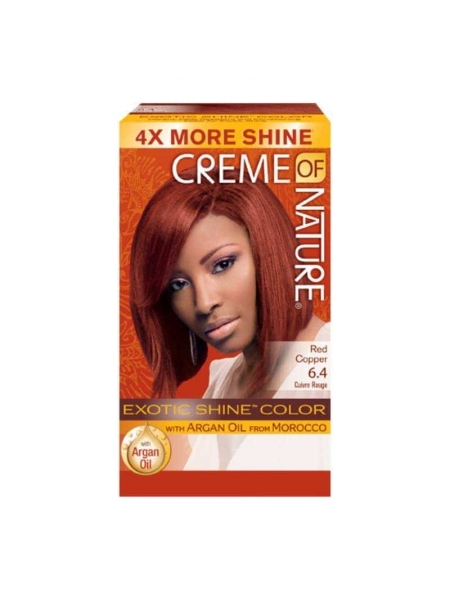 Colorant Capillaire Exotic Shine À L'huile D'argan Red Copper Creme of Nature