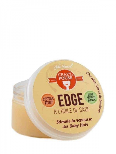 Crazy Pouss Gel Edge a L'huile De Cade 100ml Afro Naturel