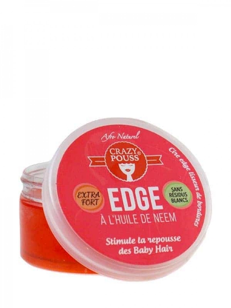 Crazy Pouss Gel Edge a L'huile De Neem 100ml Afro Naturel