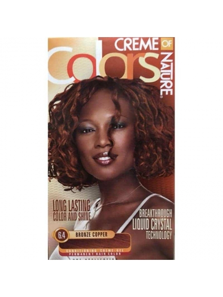 Creme of Nature Nourishing Permanent Hair Color Bronze Copper 6.4 – Coloration Permanente Nourrissante Cheveux Afro