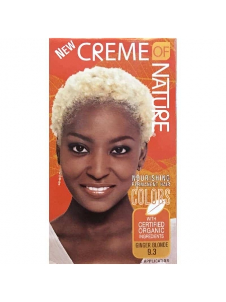 Creme of Nature Nourishing Permanent Hair Color Ginger Blonde 9.3 – Coloration Permanente Nourrissante Cheveux Afro