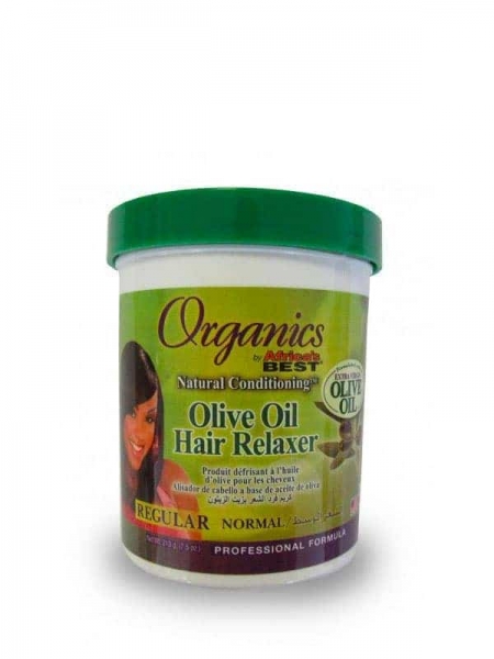 Crème Défrisante Huile D'olive Regular 213g (Hair Relaxer)