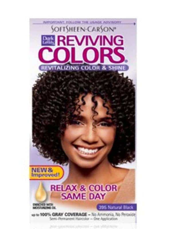 Dark and Lovely Coloration Reviving 395 Noir Natur...