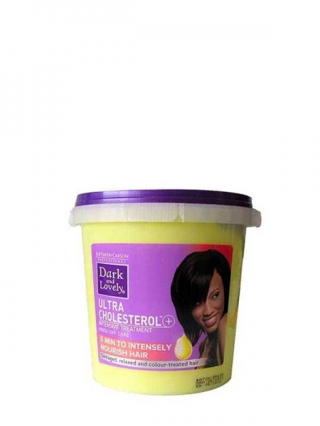 Dark and Lovely Masque Ultra Cholestérol 900 ml – Soin Réparateur et Fortifiant Cheveux Afro Abîmés