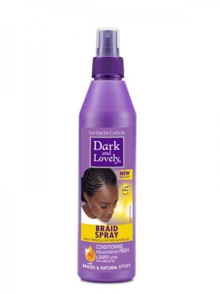 Dark & Lovely – Spray Cheveux Tressés à l’Huile d’Abricot & à la Vitamine E 250 ml
