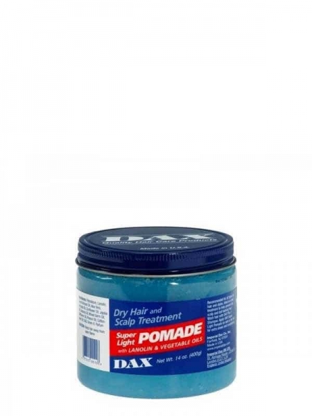 Dax Pommade Bleue Super Light 400 g – Soin Capillaire Légère et Brillante Dax Pommade Bleue Super Light 400 g – Soin Capillaire Légère et Brillante