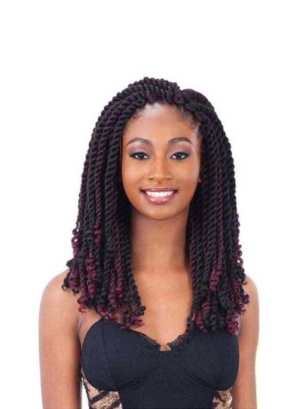 FreeTress Chunky Kinky Twist 12″ – Mèches Syn...
