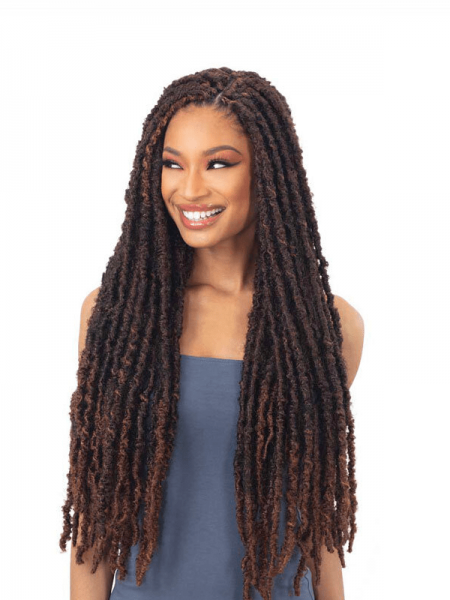 Freetress Crochet Braid Indie Distressed Loc 26″ – Mèches Longues Effet Dreadlocks Naturel