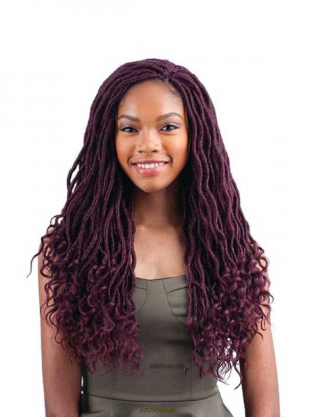 FreeTress Goddess Loc 18″ – Mèches Synthétiques Locks Naturelles et Brillantes