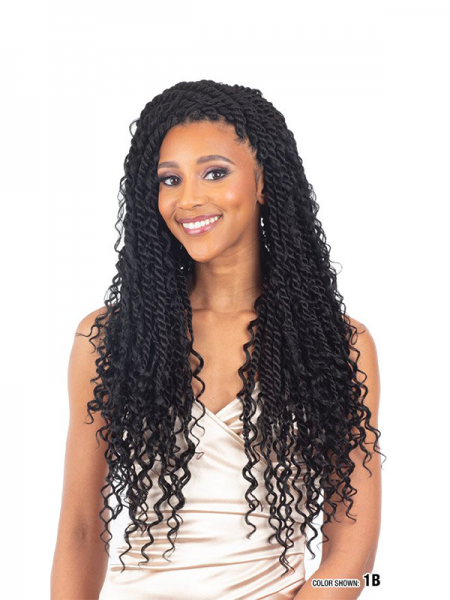 Crochet Braid Semi Natural Rebel Boho Twist 22″ FreeTress – Mèches Crochet Longues et Souples