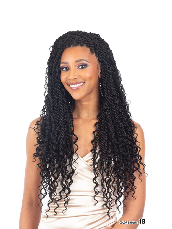 Crochet Braid Semi Natural Rebel Boho Twist 22″ FreeTress – Mèches Crochet Longues et Souples