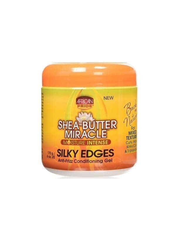 Gel Lissant Silky Edges Shea Butter Miracle African Pride – Tenue Souple et Brillance Naturelle