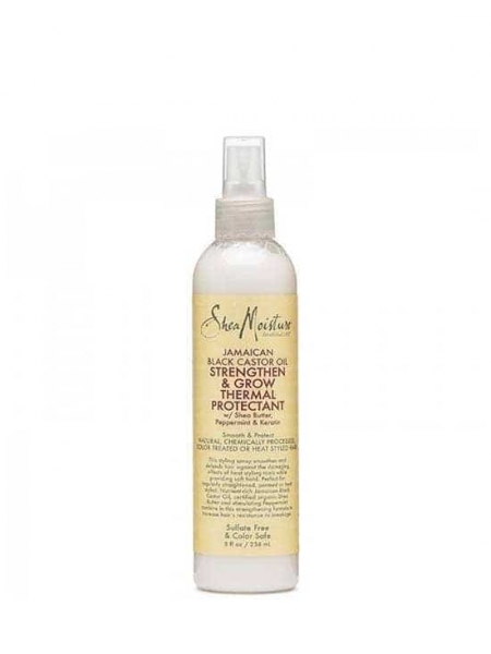 Shea Moisture Jamaican Black Castor Oil Thermal Protectant 236 ml – Spray Protecteur de Chaleur Fortifiant