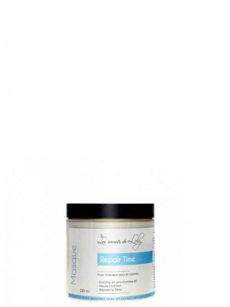 Les Secrets de Loly Masque Crème Extra Nourrissant « Repair Time » – Soin Hydratant et Fortifiant 230 ml