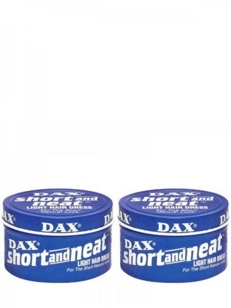 Lot de 2 Cires Short & Neat 99 g Dax – Coiffage Naturel et Brillance Cheveux Afro Lot de 2 Cires Short & Neat 99 g Dax – Coiffage Naturel et Brillance Cheveux Afro