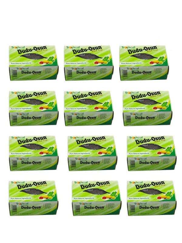 Lot de 48 Savons Noirs 150 g Dudu Osun Tropical Na...