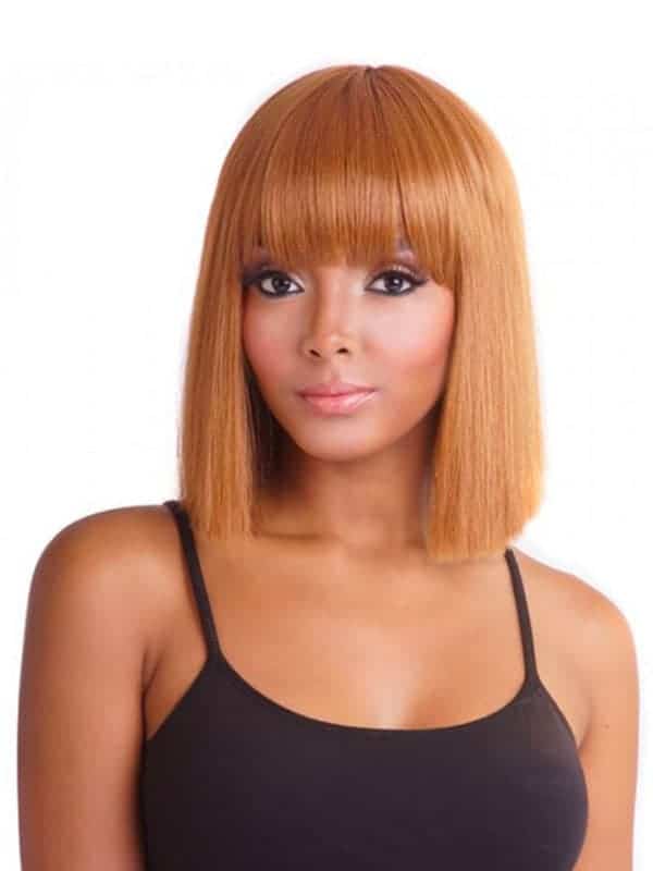 Mane Concept Perruque BS133 – Perruque Longue et Naturelle Cheveux Afro Lisses