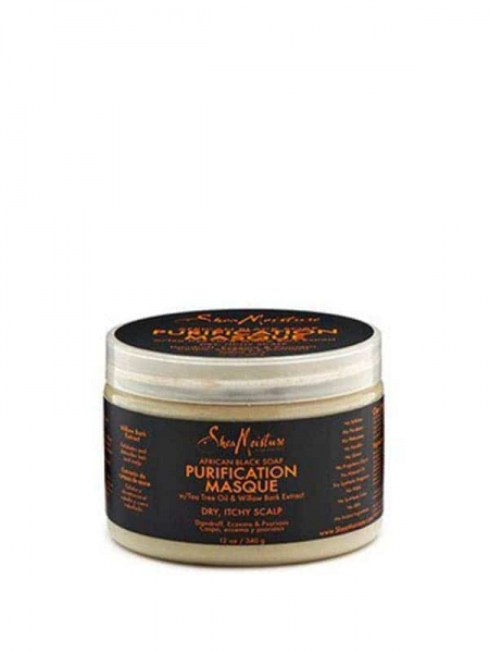 Masque Purifiant African Black Soap Shea Moisture – Soin Réparateur Cheveux Afro 340g