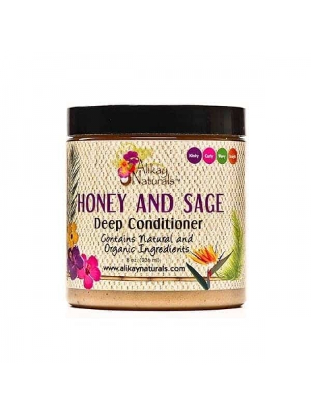 Masque Revitalisant Intense Miel & Sauge 236 ml – Deep Conditioner Cheveux Afro Secs et Cassants