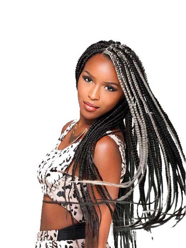 Mèche X-Pression Couleur Spéciale – Tresses Longues et Légères Cheveux Afro