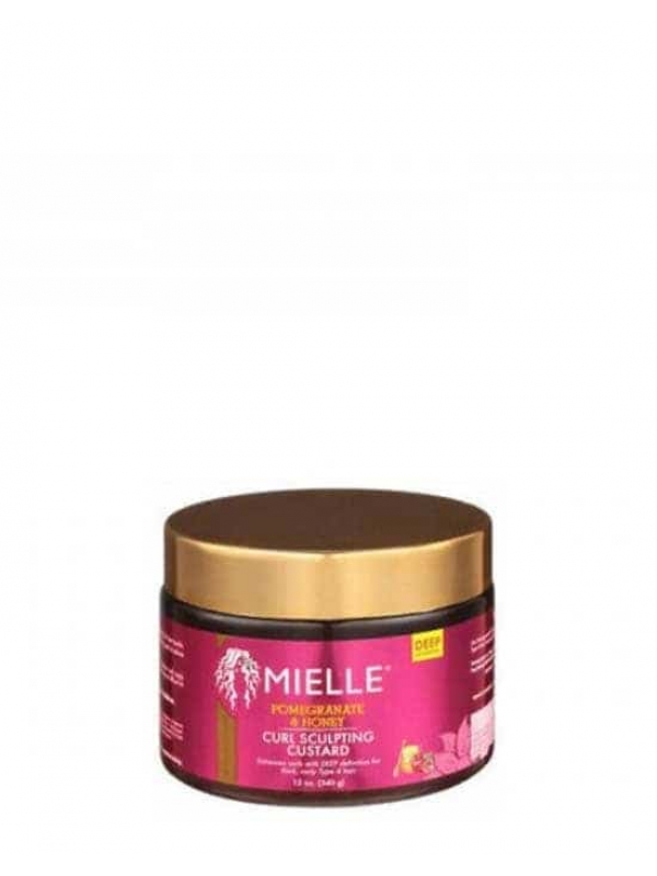 Mielle Pomegranate & Honey Curl Sculpting Custard 340 g – Gelée Bouclante Hydratante
