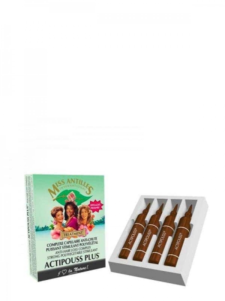 Miss Antilles International Actipouss Plus – Sérum Capillaire Stimulant et Fortifiant Cheveux Afro