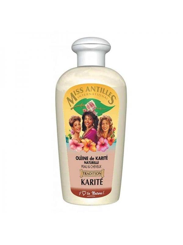 Miss Antilles International Oléine de Karité Naturelle 100 ml – Huile Nourrissante et Réparatrice Cheveux Afro